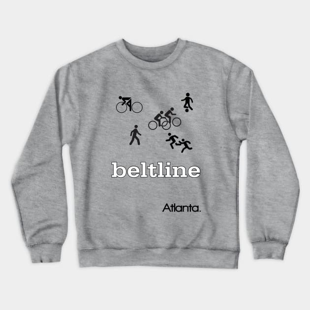 Beltline Fun! Crewneck Sweatshirt by amigaboy